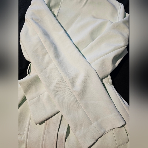 Ann Taylor Factory Trench Coat Jacket Mint Green XL - Picture 5 of 10